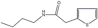 N-butyl-2-(2-thienyl)acetamide 结构式