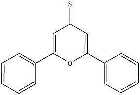 2,6-diphenyl-4H-pyran-4-thione 结构式