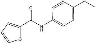 N-(4-ethylphenyl)-2-furamide 结构式