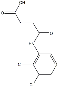 4-(2,3-dichloroanilino)-4-oxobutanoic acid 结构式