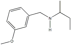 N-(sec-butyl)-N-(3-methoxybenzyl)amine 结构式