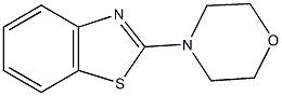 2-(4-morpholinyl)-1,3-benzothiazole 结构式