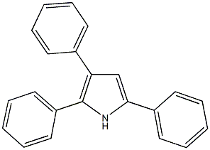 2,3,5-triphenyl-1H-pyrrole 结构式