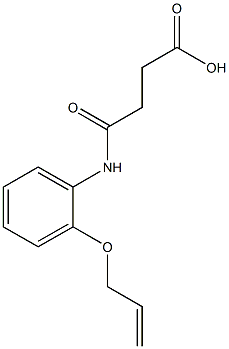 4-[2-(allyloxy)anilino]-4-oxobutanoic acid 结构式