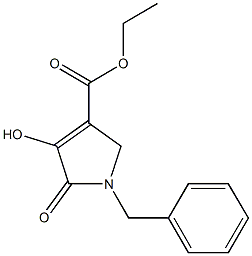 ethyl 1-benzyl-4-hydroxy-5-oxo-2,5-dihydro-1H-pyrrole-3-carboxylate 结构式