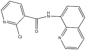 2-chloro-N-(8-quinolinyl)nicotinamide 结构式