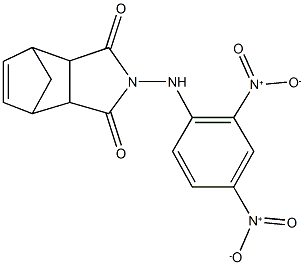 4-{2,4-bisnitroanilino}-4-azatricyclo[5.2.1.0~2,6~]dec-8-ene-3,5-dione 结构式