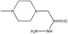 2-(4-methyl-1-piperazinyl)acetohydrazide 结构式