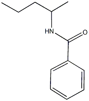 N-(1-methylbutyl)benzamide 结构式
