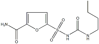 5-({[(butylamino)carbonyl]amino}sulfonyl)-2-furamide 结构式