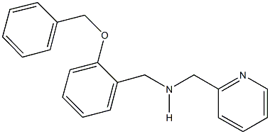 N-[2-(benzyloxy)benzyl]-N-(2-pyridinylmethyl)amine 结构式