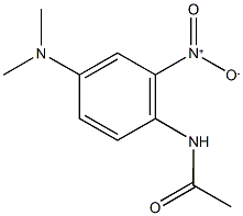 N-{4-(dimethylamino)-2-nitrophenyl}acetamide 结构式