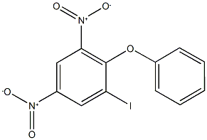 1-iodo-3,5-dinitro-2-phenoxybenzene 结构式