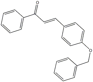 3-[4-(benzyloxy)phenyl]-1-phenyl-2-propen-1-one 结构式