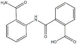 2-{[2-(aminocarbonyl)anilino]carbonyl}benzoic acid 结构式