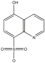 5-hydroxy-8-quinolinesulfonic acid 结构式