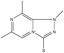 1,6,8-trimethyl-1H-[1,2,4]triazolo[4,3-a]pyrazin-4-ium-3-thiolate 结构式