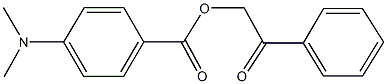 2-oxo-2-phenylethyl 4-(dimethylamino)benzoate 结构式