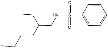 N-(2-ethylhexyl)benzenesulfonamide 结构式