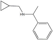 N-(cyclopropylmethyl)-N-(1-phenylethyl)amine 结构式
