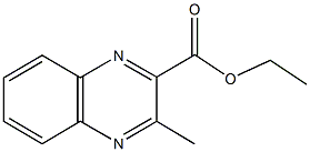 ethyl 3-methyl-2-quinoxalinecarboxylate 结构式