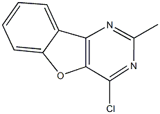 4-chloro-2-methyl[1]benzofuro[3,2-d]pyrimidine 结构式