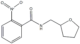 2-nitro-N-(tetrahydro-2-furanylmethyl)benzamide 结构式