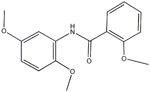 N-(2,5-dimethoxyphenyl)-2-methoxybenzamide 结构式