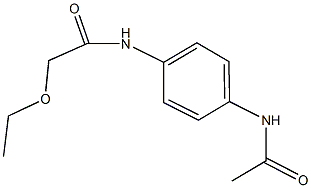 N-[4-(acetylamino)phenyl]-2-ethoxyacetamide 结构式