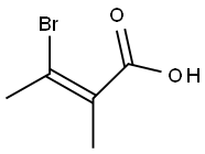 3-bromo-2-methylbut-2-enoic acid 结构式