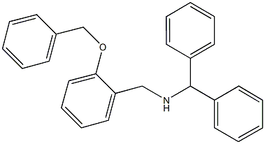 N-benzhydryl-N-[2-(benzyloxy)benzyl]amine 结构式