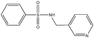 N-(3-pyridinylmethyl)benzenesulfonamide 结构式