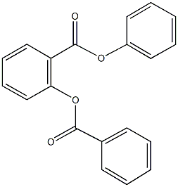 phenyl 2-(benzoyloxy)benzoate 结构式