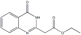 ethyl (4-oxo-3,4-dihydro-2-quinazolinyl)acetate 结构式