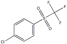 4-Chlorophenyl(trifluoromethyl) sulfone 结构式