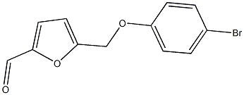 5-[(4-BROMOPHENOXY)METHYL]-2-FURALDEHYDE 结构式