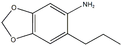 6-propyl-1,3-benzodioxol-5-ylamine 结构式