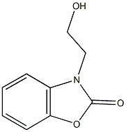 3-(2-hydroxyethyl)-1,3-benzoxazol-2(3H)-one 结构式