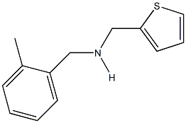 N-(2-methylbenzyl)-N-(2-thienylmethyl)amine 结构式