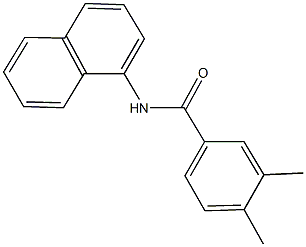 3,4-dimethyl-N-(1-naphthyl)benzamide 结构式
