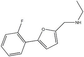 N-ethyl-N-{[5-(2-fluorophenyl)-2-furyl]methyl}amine 结构式