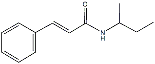 N-(sec-butyl)-3-phenylacrylamide 结构式