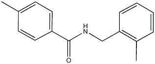 4-methyl-N-[(2-methylphenyl)methyl]benzamide 结构式