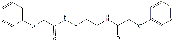 2-phenoxy-N-{3-[(phenoxyacetyl)amino]propyl}acetamide 结构式