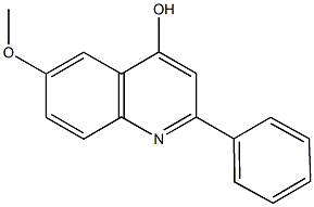 6-methoxy-2-phenyl-4-quinolinol 结构式