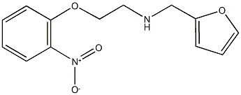 N-(2-furylmethyl)-2-(2-nitrophenoxy)ethanamine 结构式