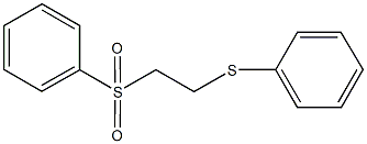 phenyl 2-(phenylsulfanyl)ethyl sulfone 结构式
