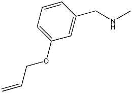 N-[3-(allyloxy)benzyl]-N-methylamine 结构式