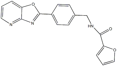 N-(4-[1,3]oxazolo[4,5-b]pyridin-2-ylbenzyl)-2-furamide 结构式