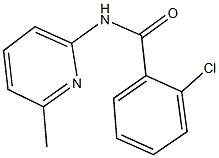 2-chloro-N-(6-methyl-2-pyridinyl)benzamide 结构式